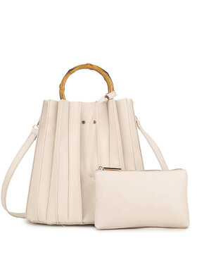 Artificial leather handbag  | Etui - Bamboo | 50072
