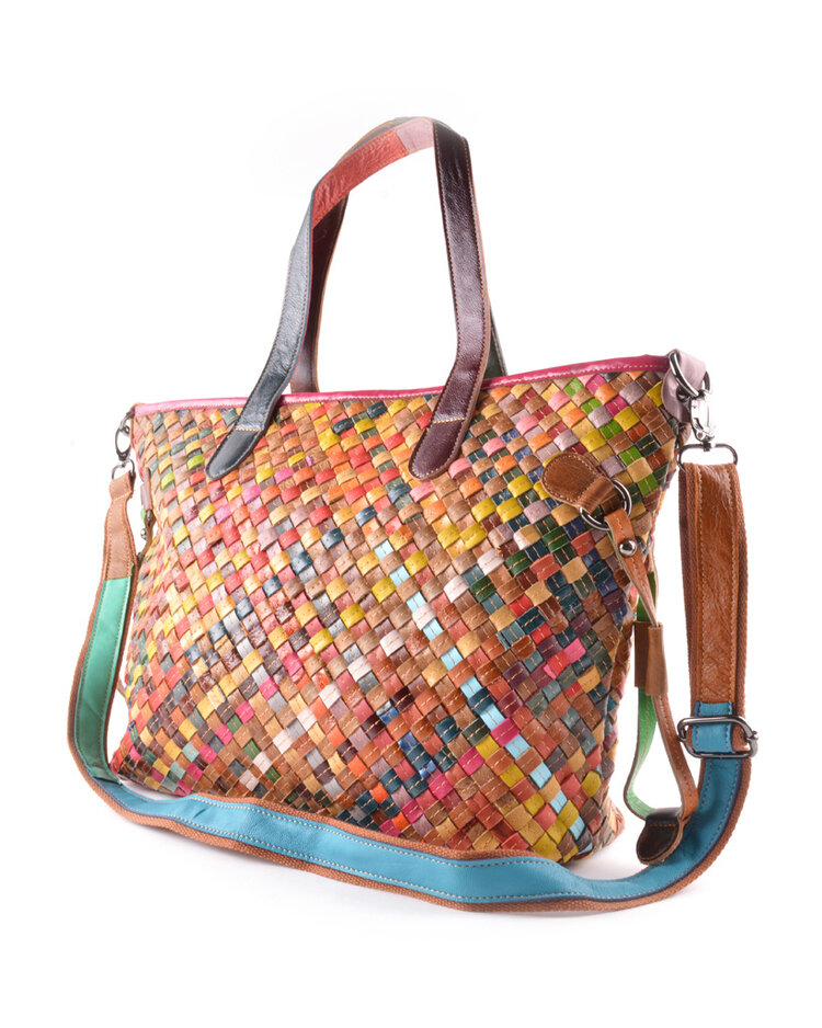 Lederen  handtas | 552559