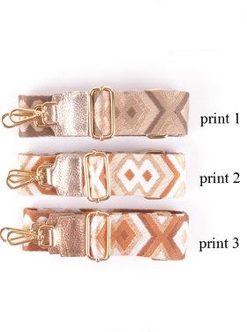 Bagstraps |  Carpet  metallic