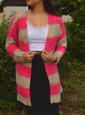 Gebreid Vest Streep | 62259