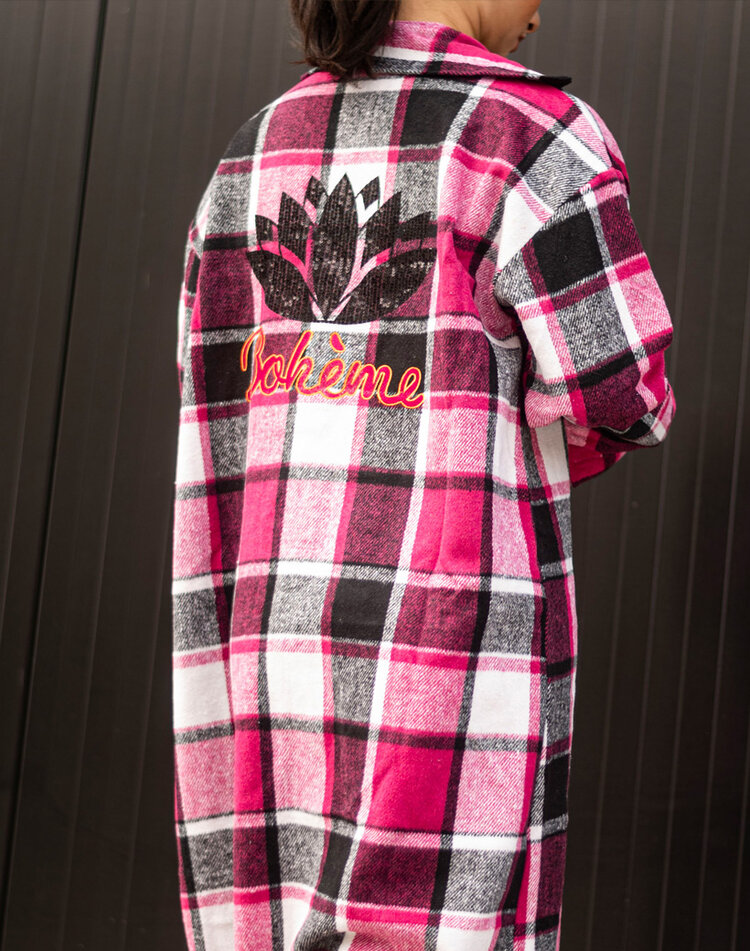 Long Checkered Shirt | Boheme | 62268