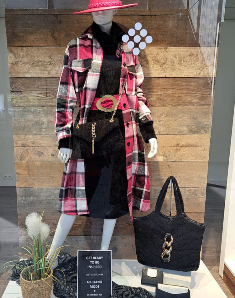 Long Checkered Shirt | Boheme | 62268