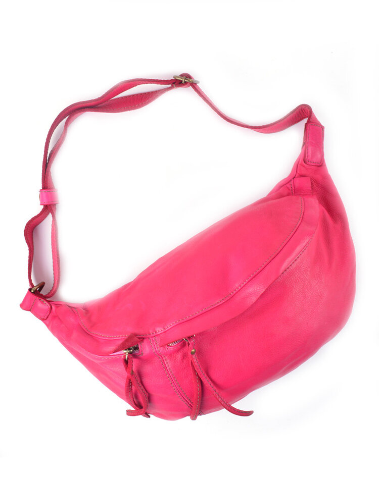 Giuliano Leather  Gewaschene Leder-Gürteltasche XL | 552809