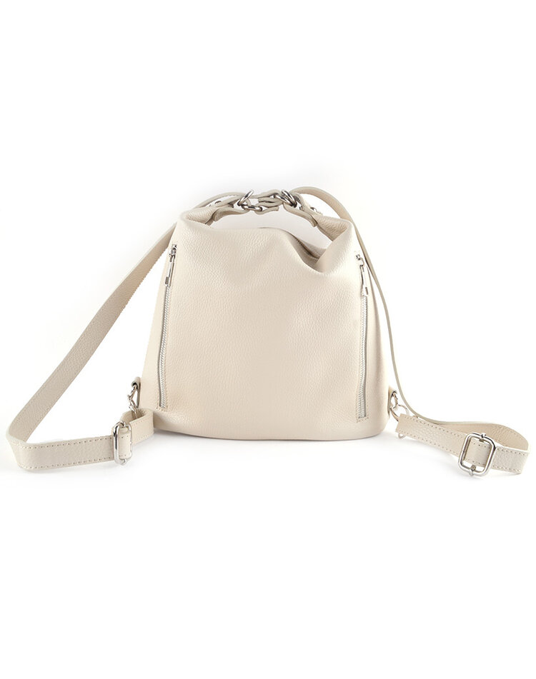 Leder-Rucksack/Schultertasche | 552922