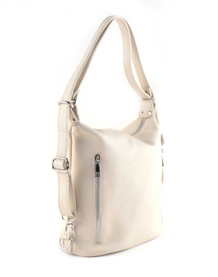 Leather bagpack/shoulderbag | 552922