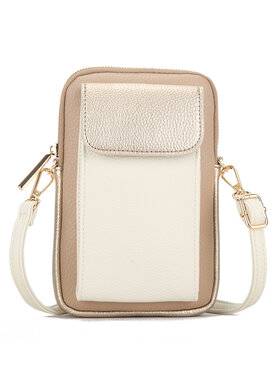 Kunstleder-Handytasche zweifarbig | 30280