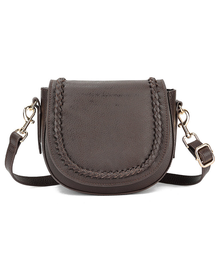 Leather shoulderbag | 30278