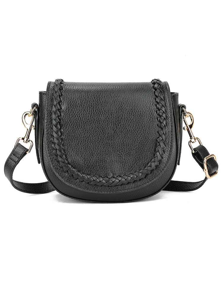 Lederen schoudertas | 900033