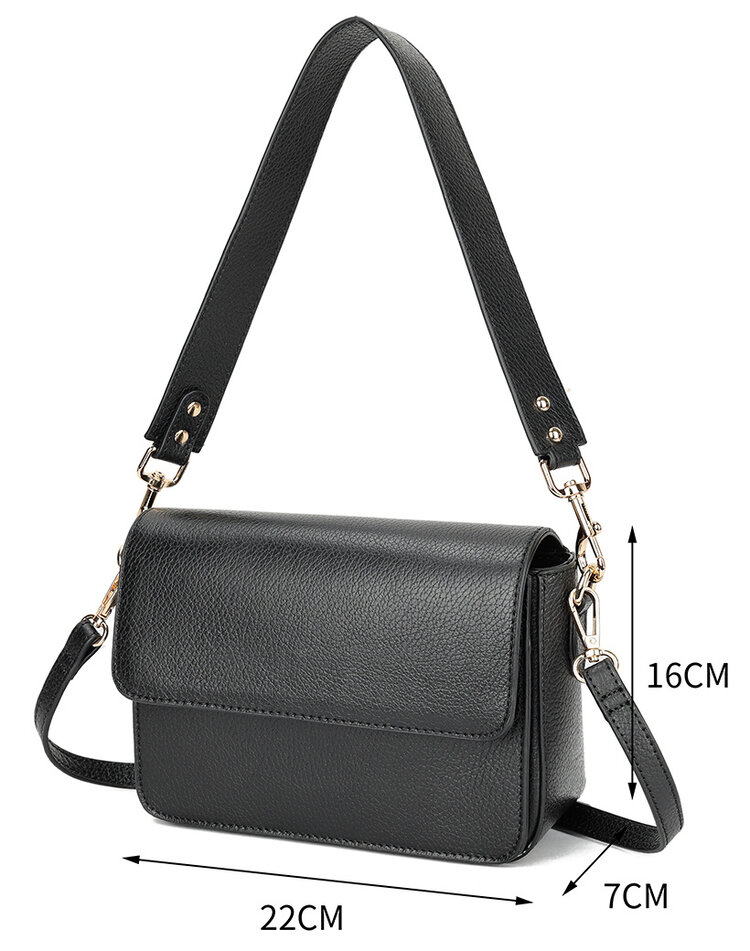 Lederen schoudertas | 552439