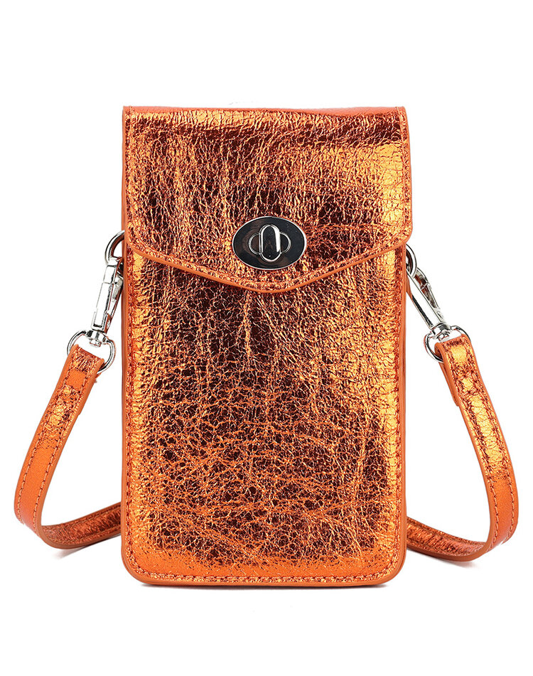 Kunstleder-Handytasche Metallic | 40063