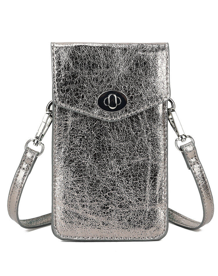 Kunstleder-Handytasche Metallic | 40063