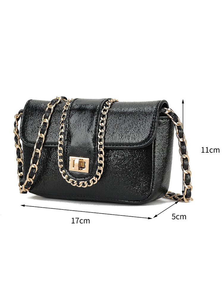Kunstleder-Schultertasche | 40065