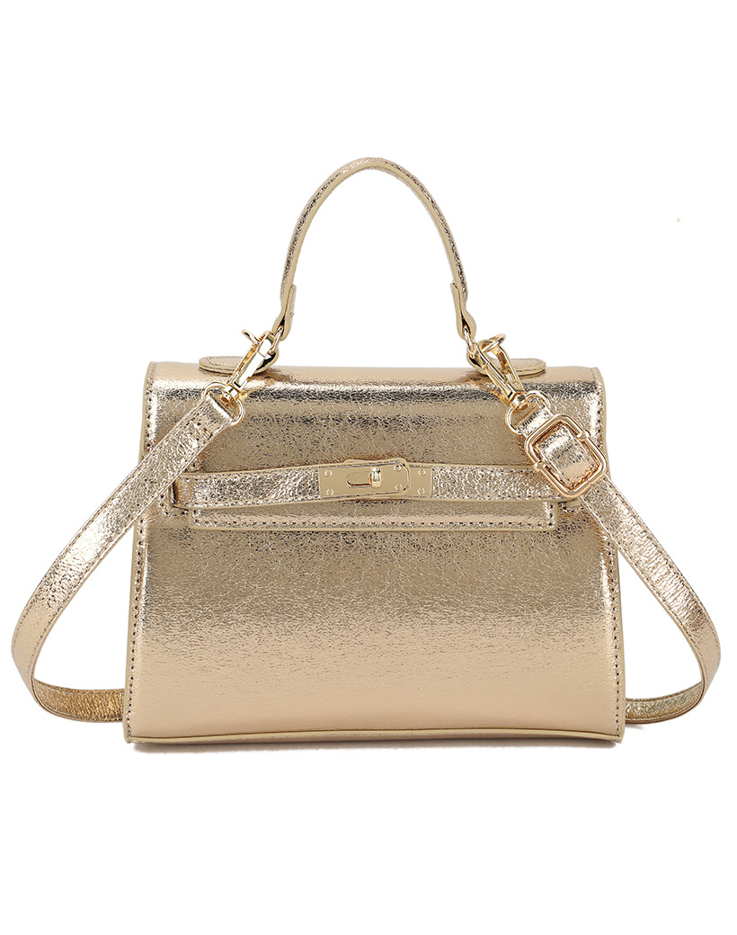 Kunstlederen metallic handtas | 88002, foto 4 van 6