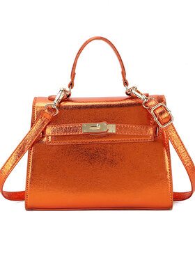 Kunstlederen metallic handtas | 88002