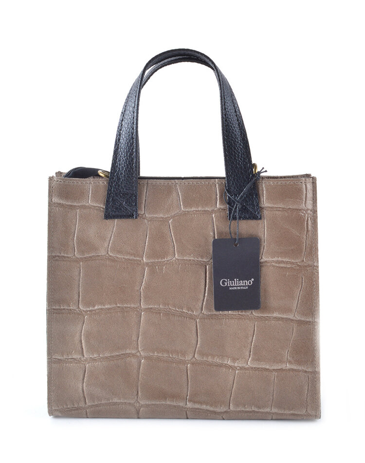 Leren handtas | Vierkant  -Mat | 552572