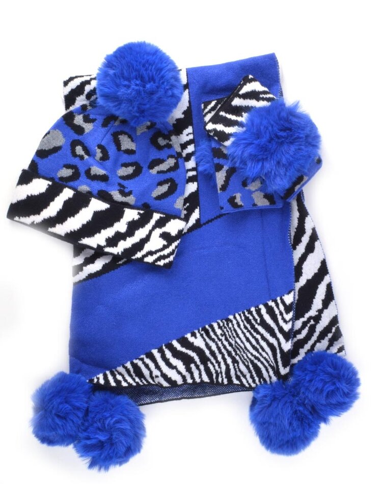 Giuliano Scarf + Cap + Gloves SET | 700047