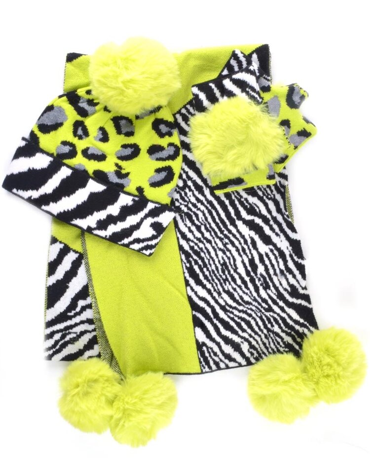 Giuliano Scarf + Cap + Gloves SET | 700047