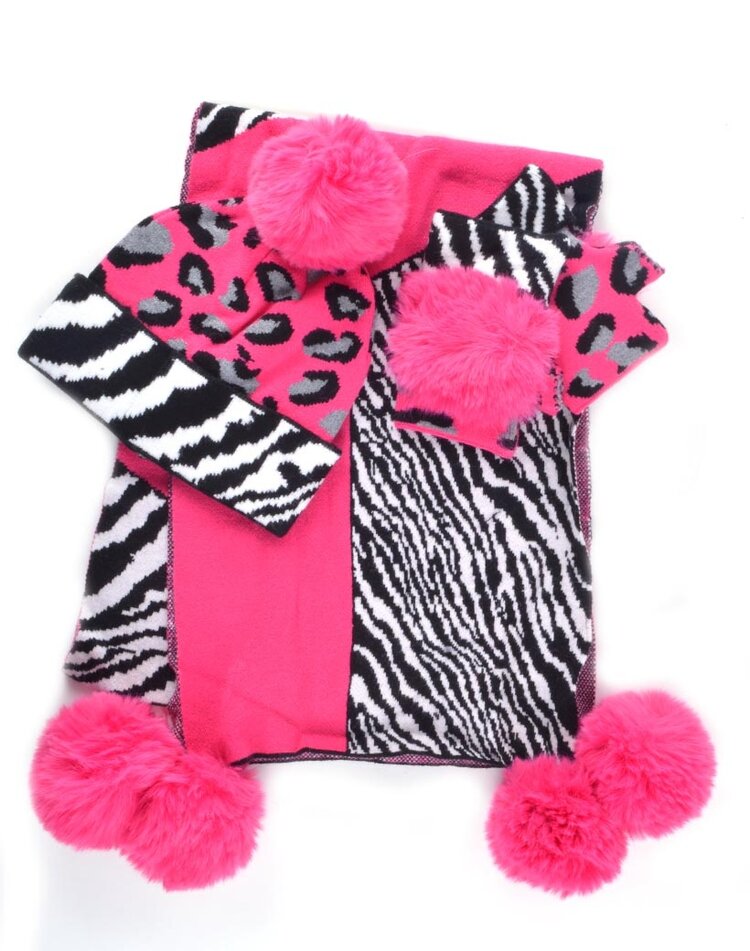 Giuliano Scarf + Cap + Gloves SET | 700047