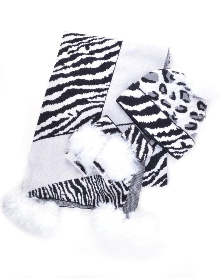 Giuliano Scarf + Cap + Gloves SET | 700047