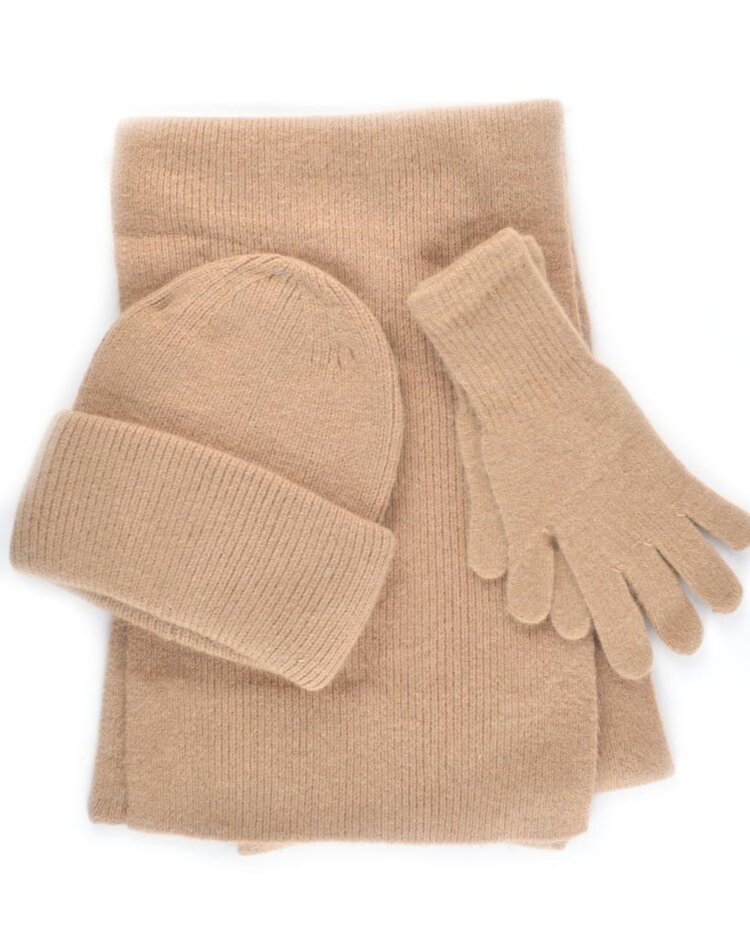 Giuliano Scarf + Cap + Gloves SET | 700049