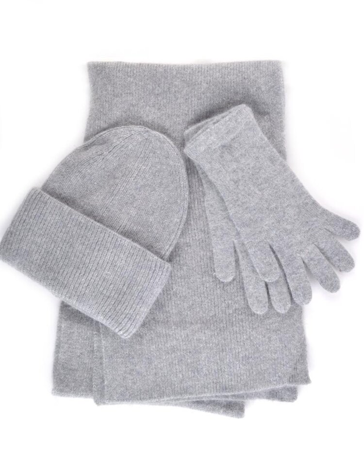 Giuliano Sjaal + Muts + Handschoenen SET | 700049