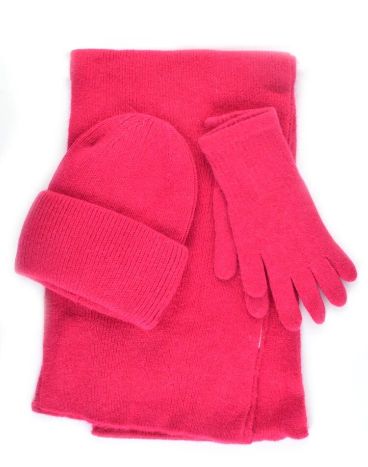 Giuliano Scarf + Cap + Gloves SET | 700049