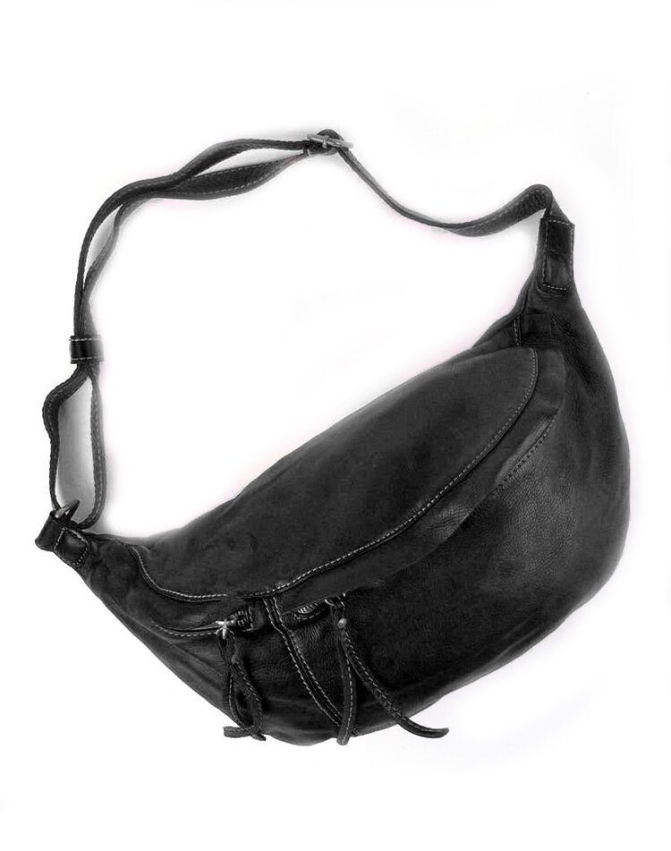 Giuliano Leather  Gewaschene Leder-Gürteltasche XL | 552809