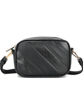 Artificial leather rainbow shoulderbag metallic | 70109