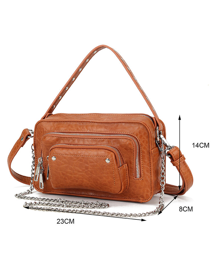 Kunstleder-Schultertasche | 88019