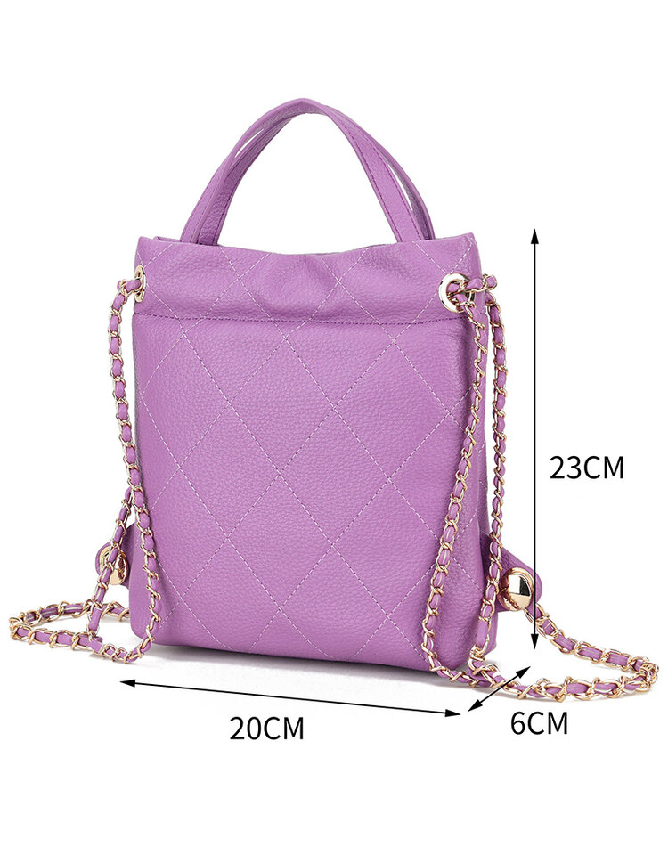 Artificial leather bagpack | 20090