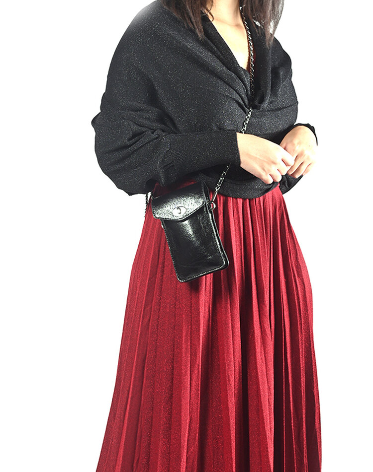 Kunstleder-Handytasche Metallic | 40063