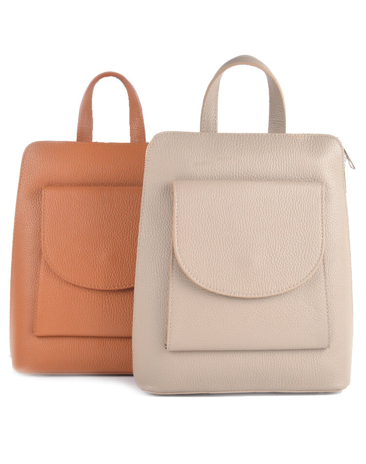 Leather bagpack | 552875