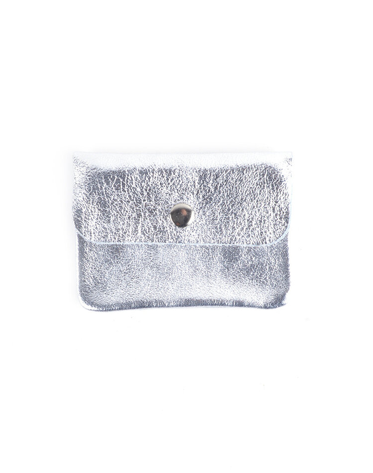 Leather wallet metallic | 559091