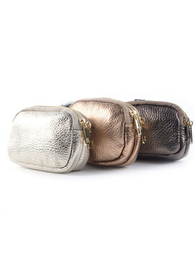 Leder-Geldbörse Metallic | 559103