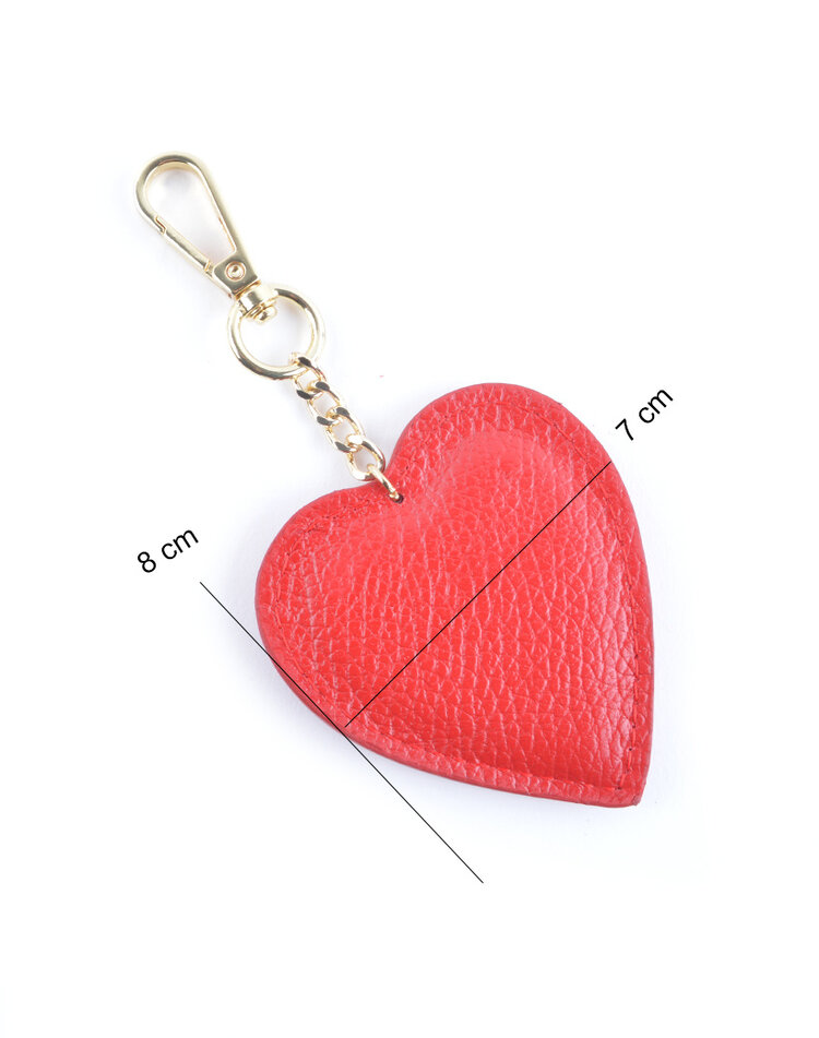 Keyring | Heart | Leather Gold XL | 2308