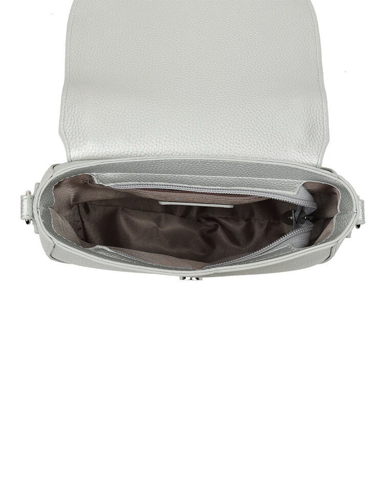 Kunstleder-Schultertasche Metallic | 30282