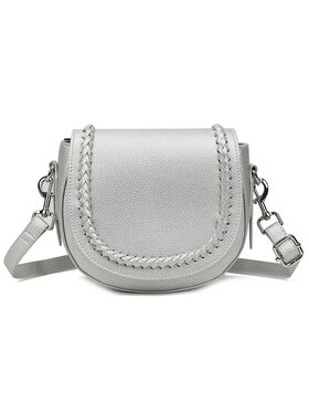 Kunstleder-Schultertasche Metallic | 30282