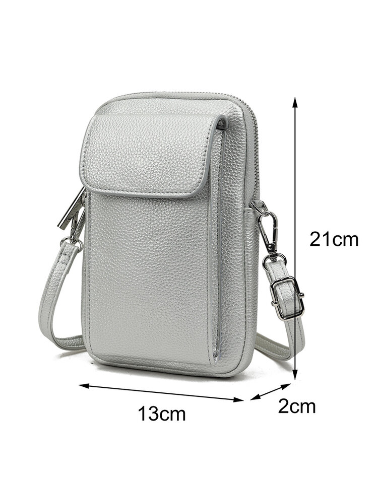 Kunstleder-Handytasche Metallic | 30283