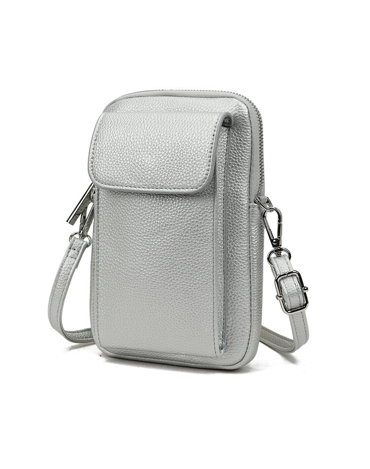 Kunstleder-Handytasche Metallic | 30283