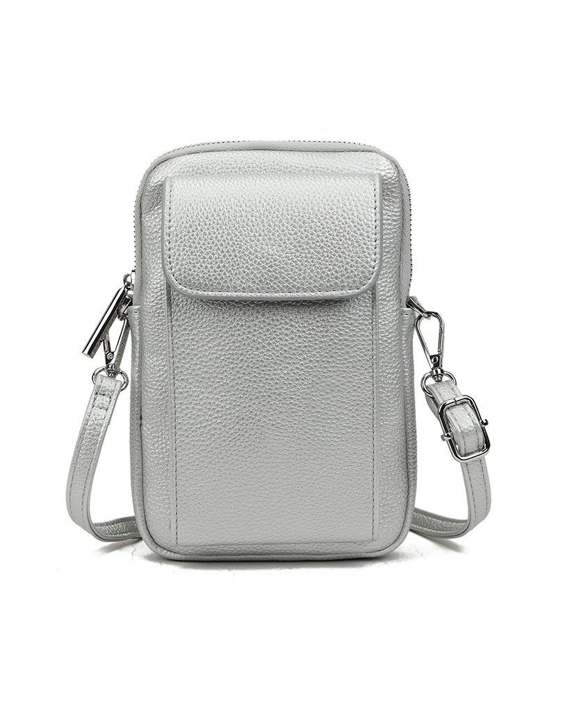 Kunstlederen telefoontas metallic | 30283
