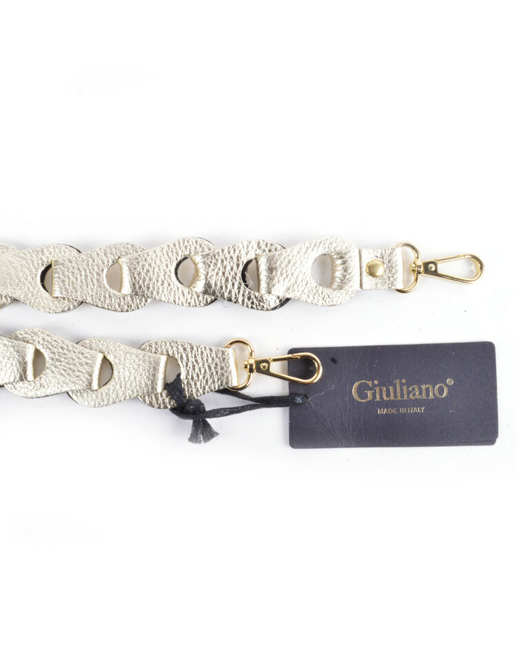 Schulterriemen geflochten Metallic Breit XL | 5590902
