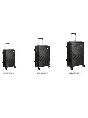 David Jones Travel Suitcases | Three-part | David Jones