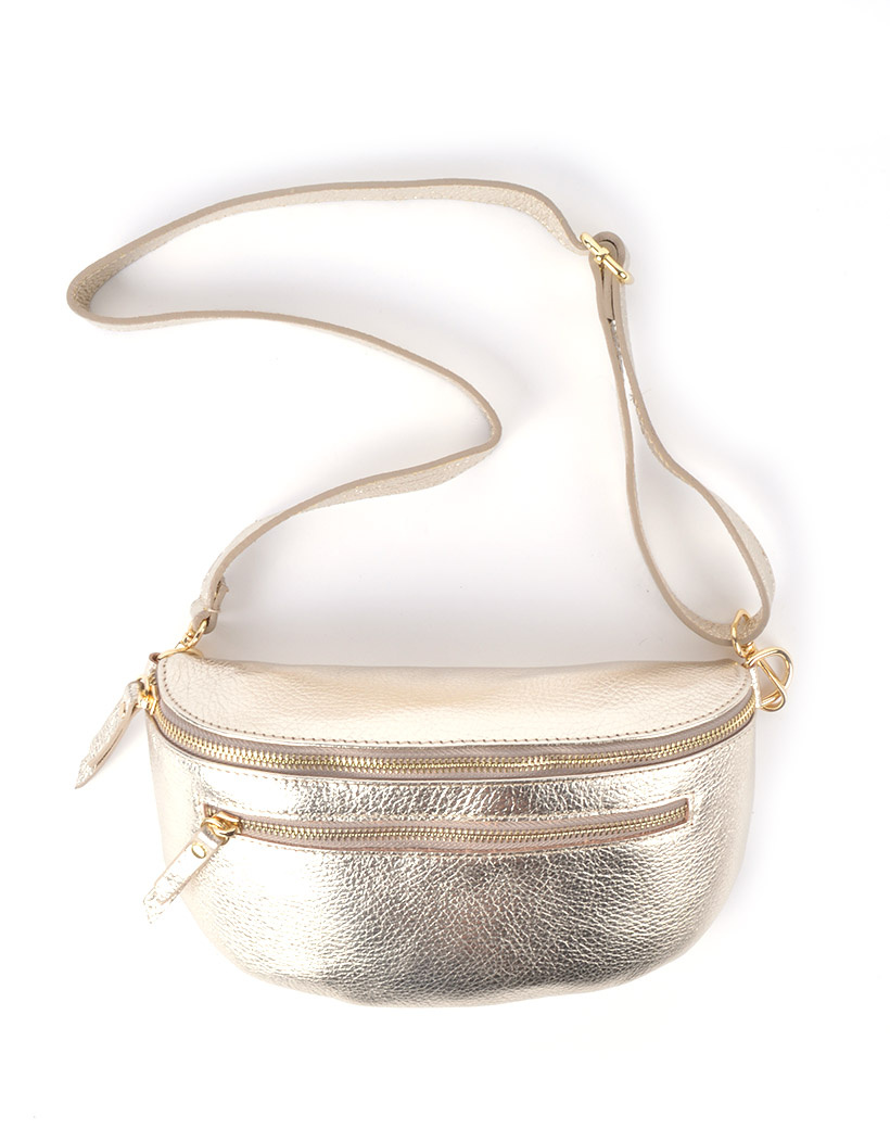 Lederen metallic heuptas | 552941, foto 5 van 6