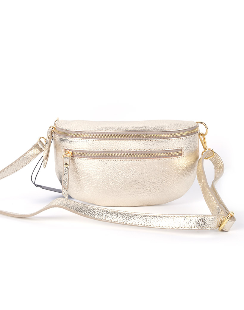 Lederen metallic heuptas | 552941, foto 3 van 6