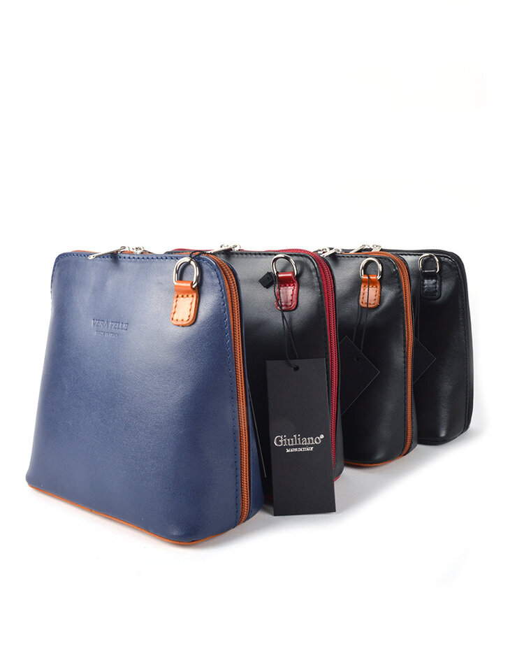 Leather shoulderbag | 900037 soft leather