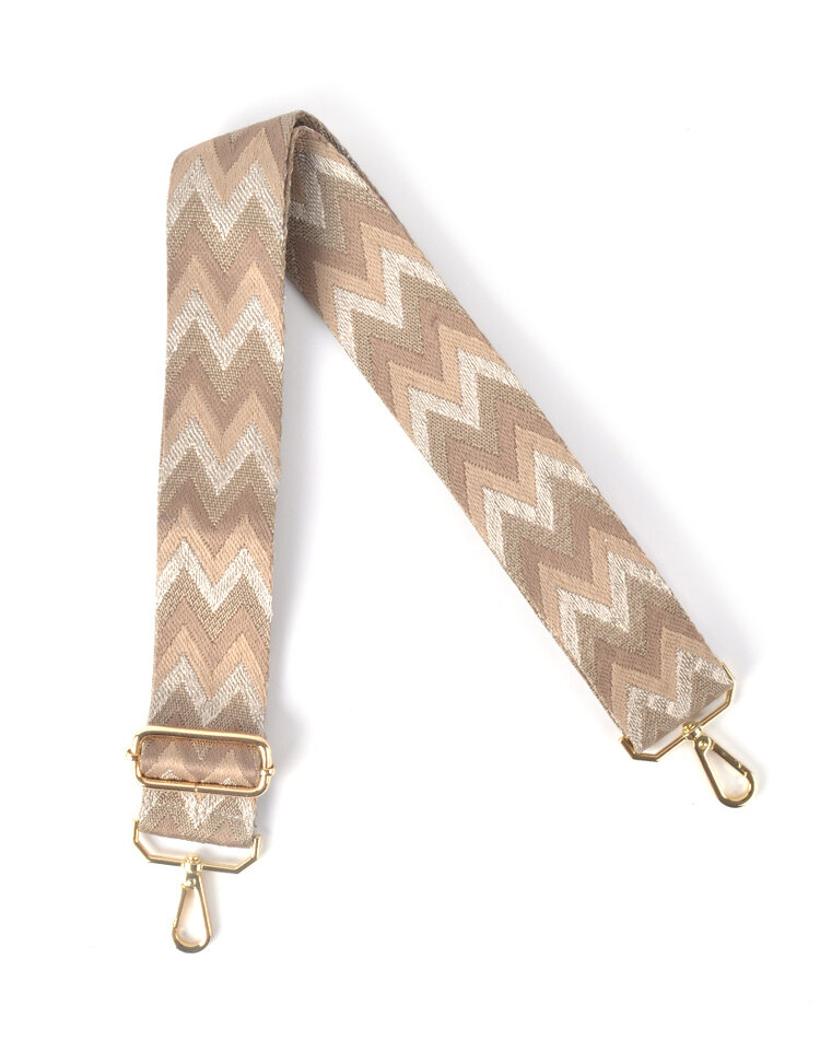Bagstraps | Gold  | ZIG ZAG