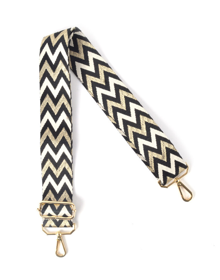 Bagstraps | Gold  | ZIG ZAG