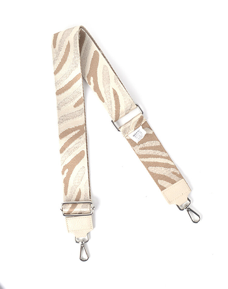 Schulterriemen | Zebra Silber