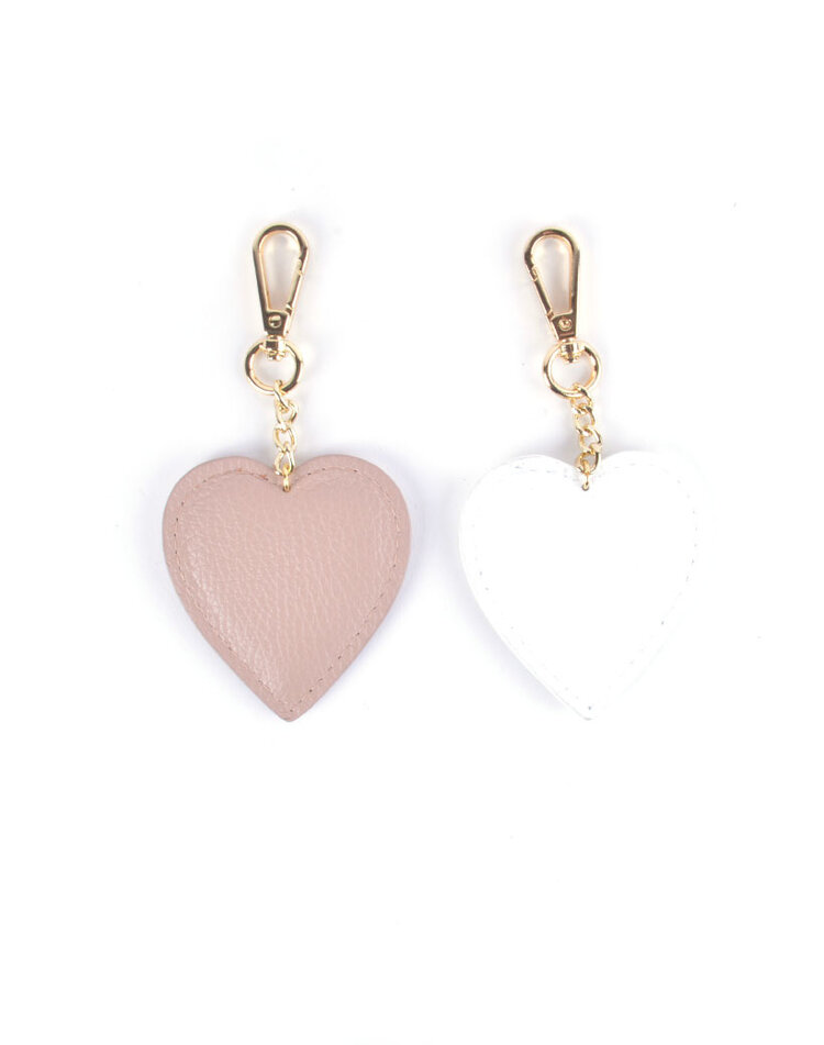 Keyring | Heart | Leather Gold XL | 2308