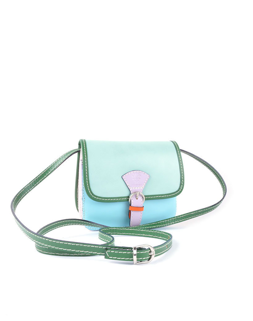 Lederen schoudertas | Multicolor | 552209